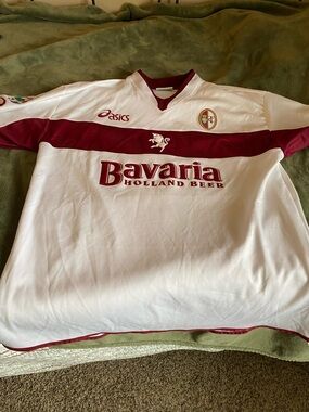 Men’s soccer jerseys. Various teams.